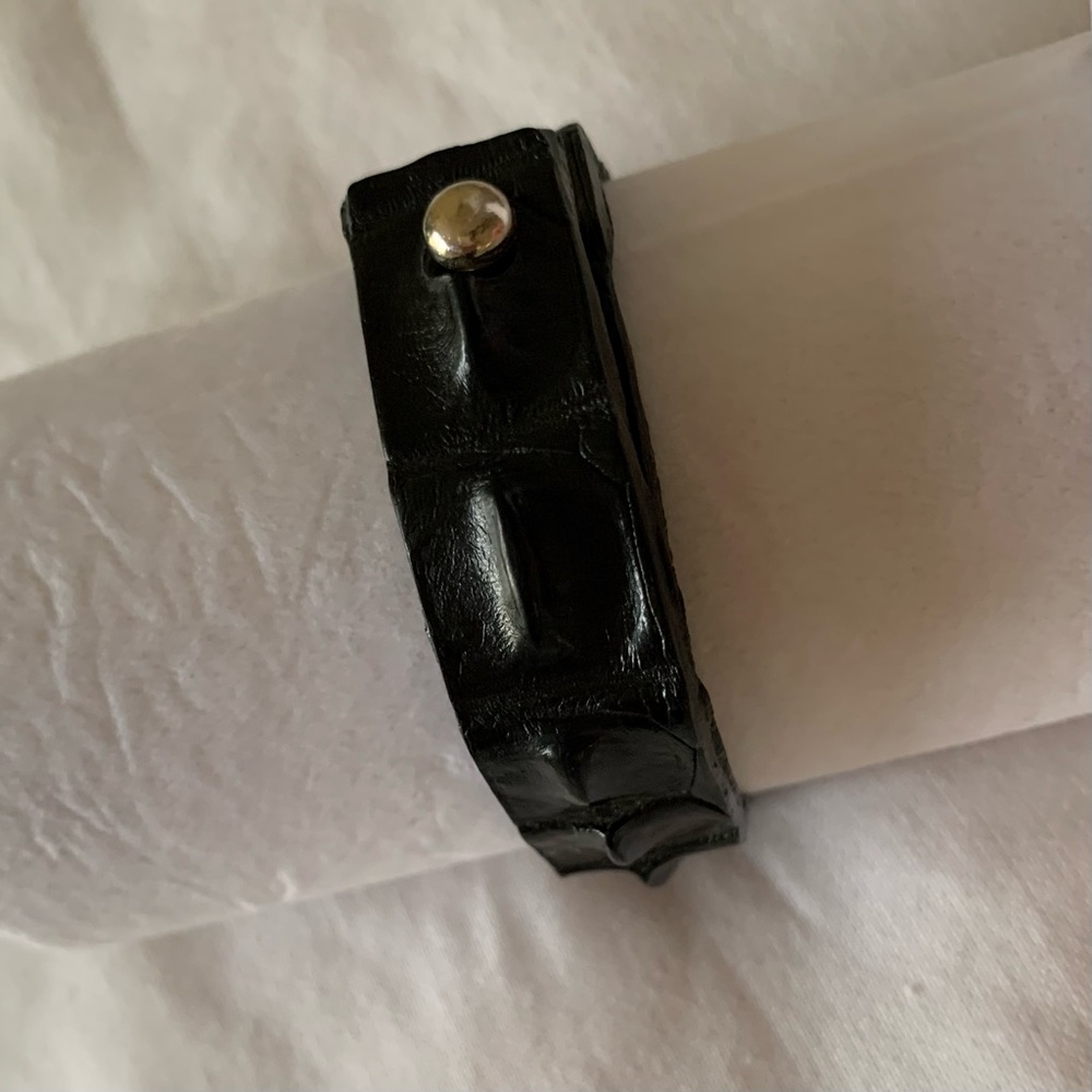 KULU Real crocodile leather cuff wristband